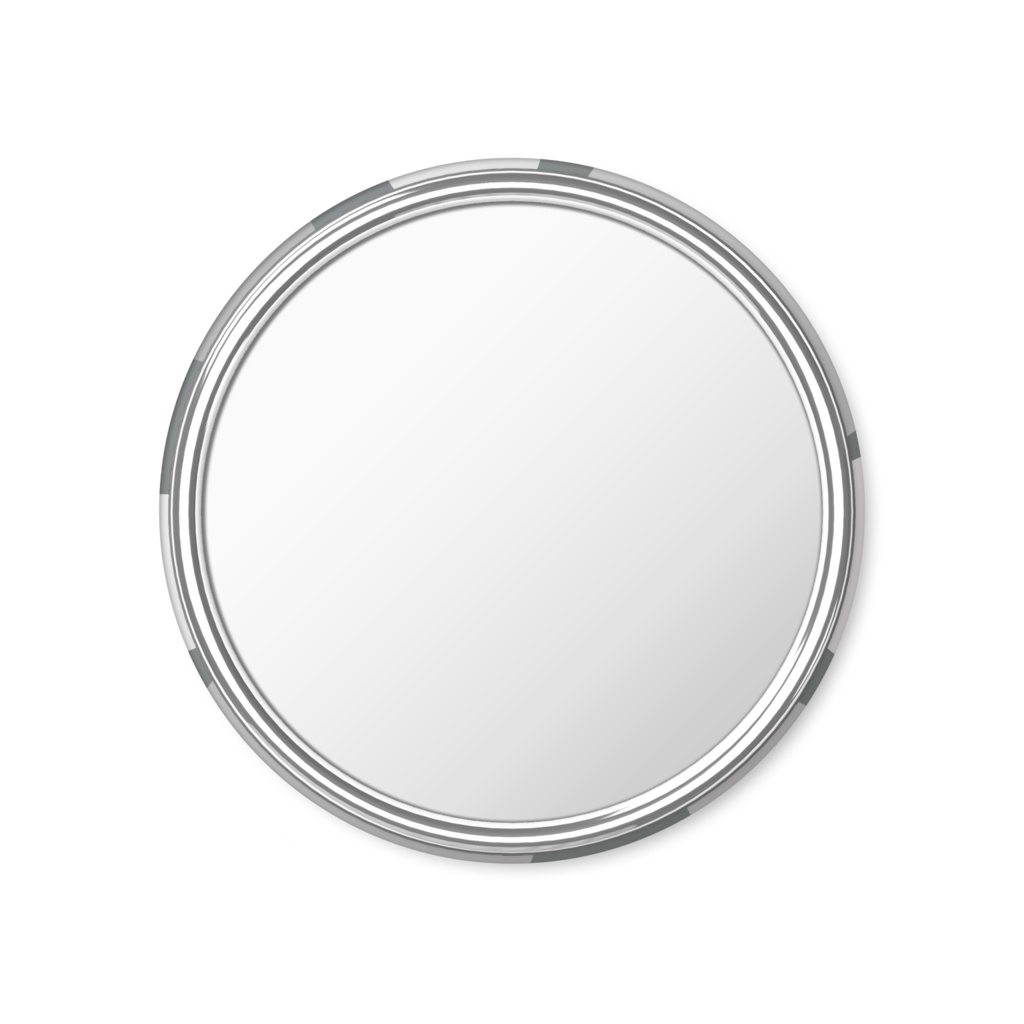 しろくまとあらいぐま缶ミラー