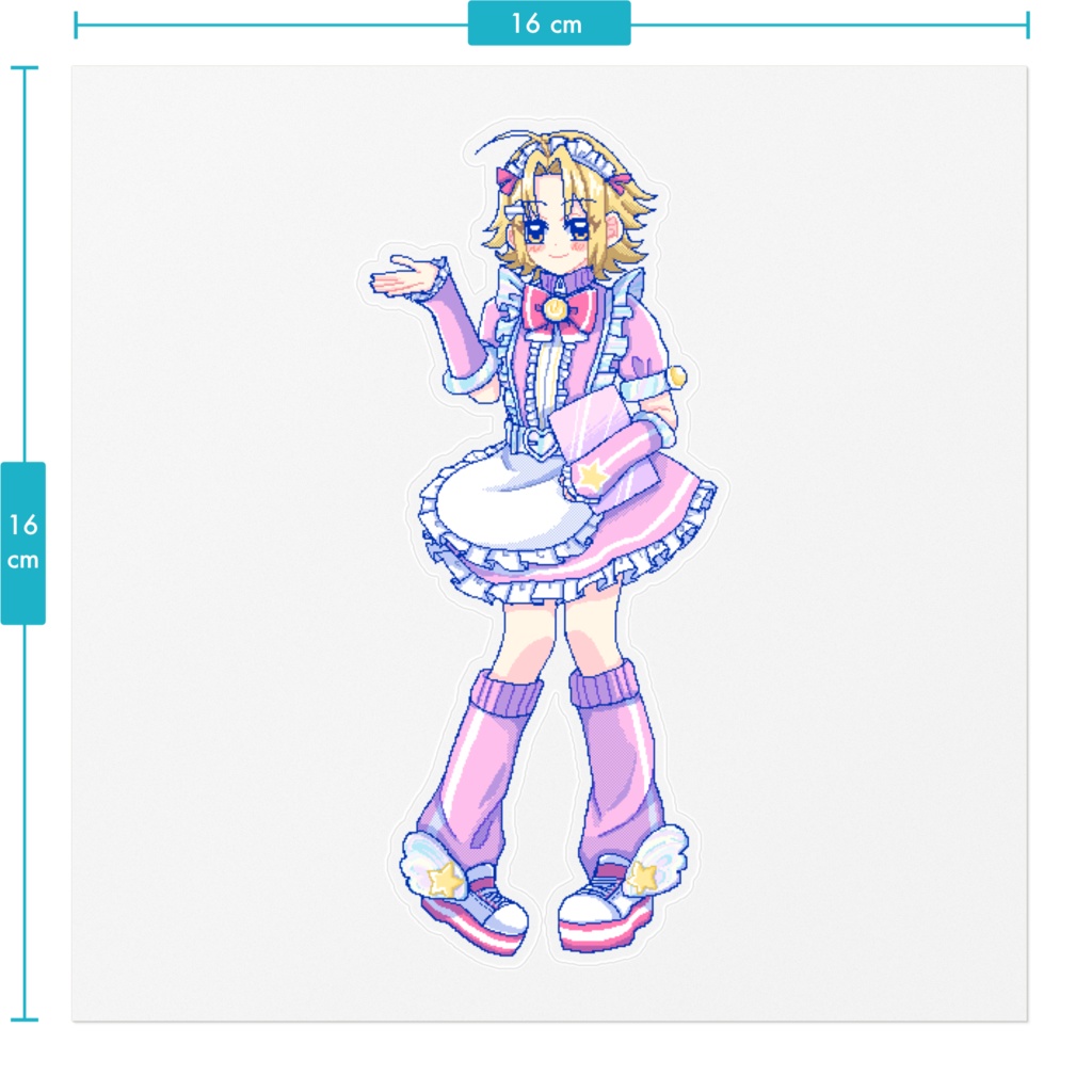 ぱそがるっ!日向ハルカ   クリアステッカー