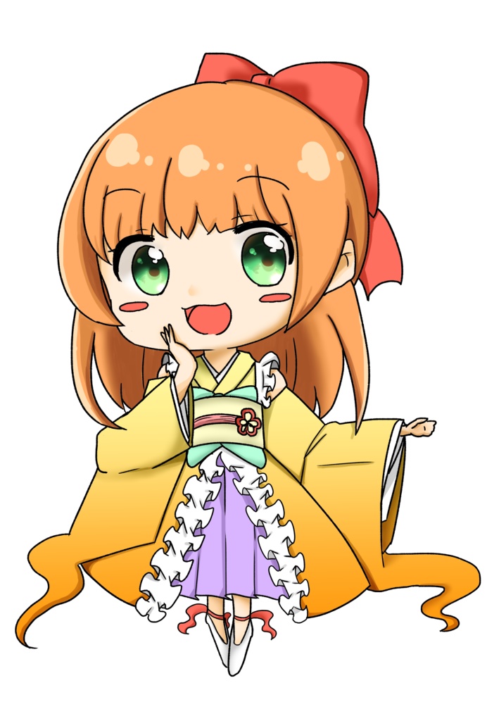 金魚姫ちゃんアクリルキーホルダー