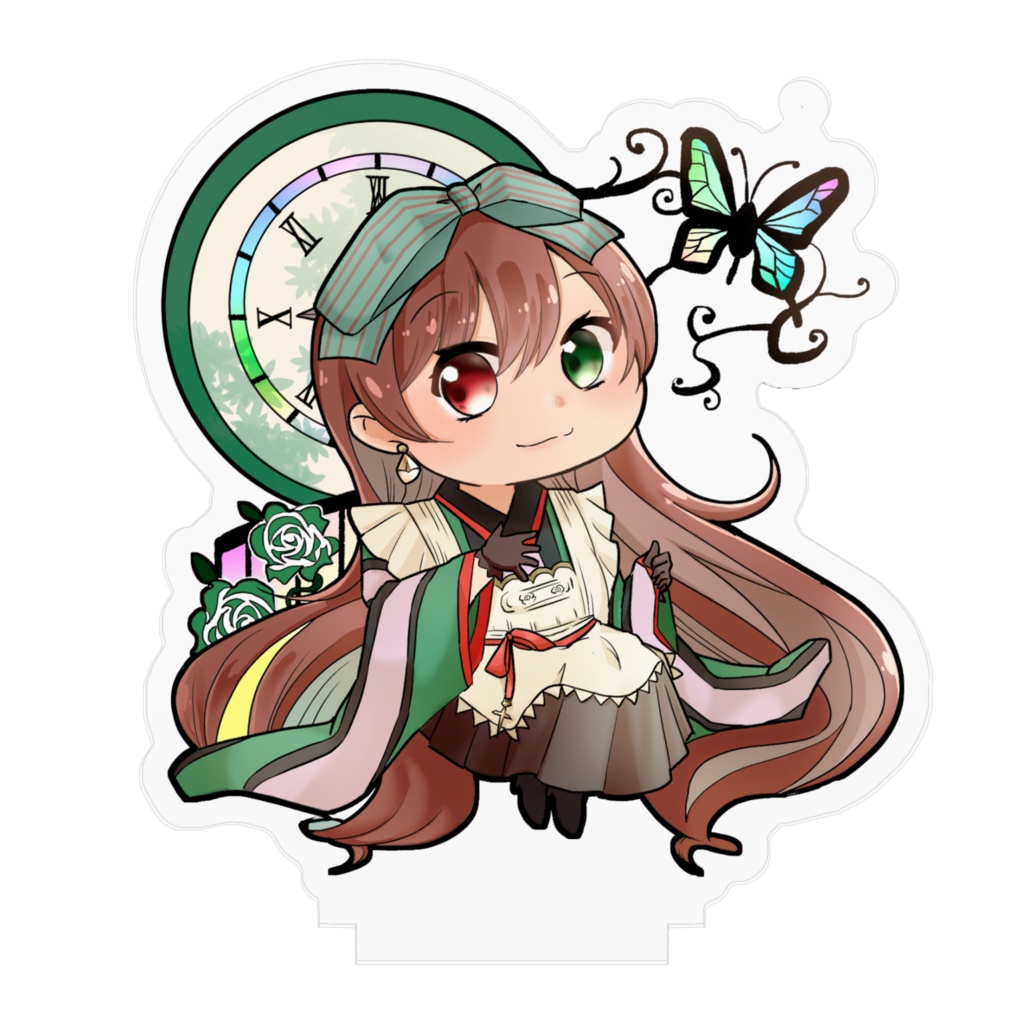 大正翠×薔薇園アクリルフィギュア