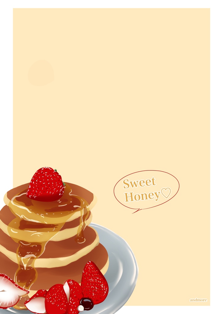 ハチミツ金糸雀クリアファイル