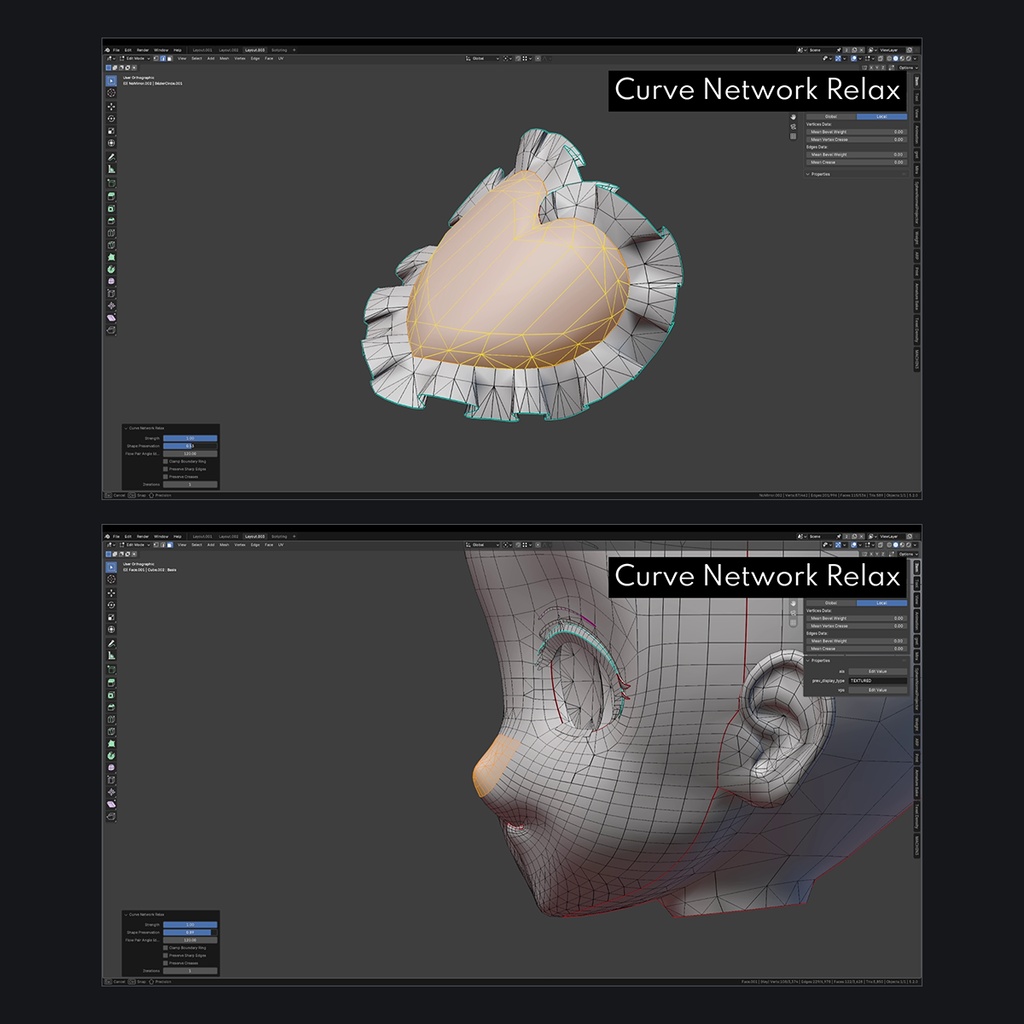 Curve Network Relax