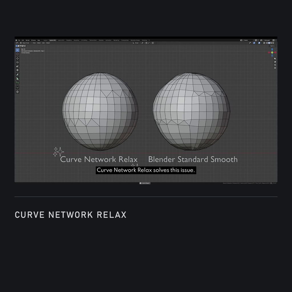 Curve Network Relax