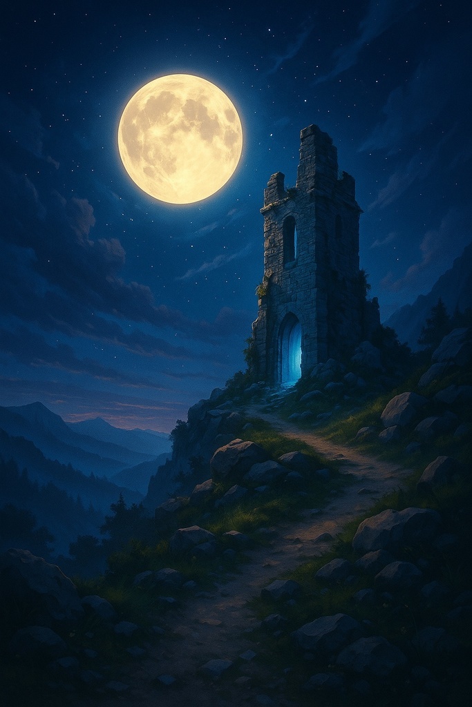 【スマホ壁紙】幻惑の月 Vol.1(全6枚セット)