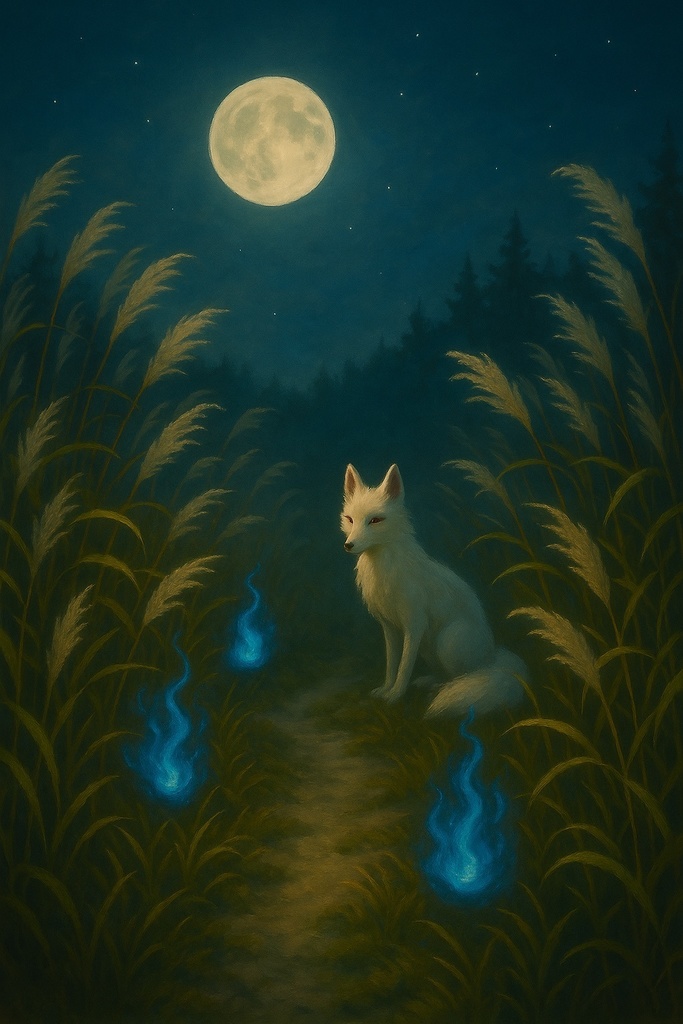 【スマホ壁紙】狐火の道 Vol.1(全6枚セット)