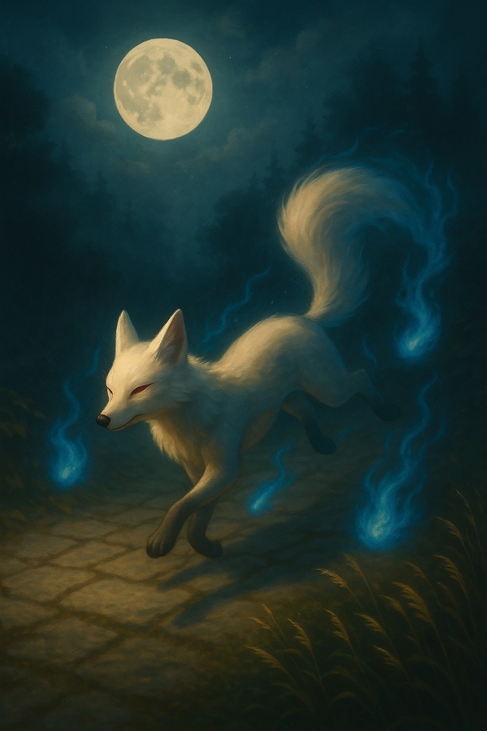 【スマホ壁紙】狐火の道 Vol.1(全6枚セット)