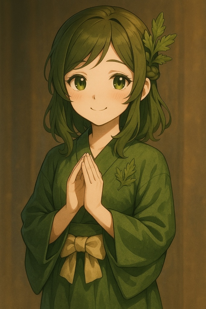 【スマホ壁紙】和菓子むすめシリーズ|リアルver. Vol.1(全8枚セット)