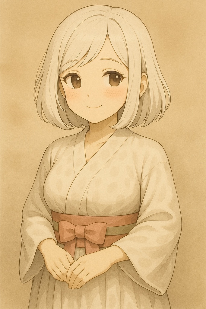 【スマホ壁紙】和菓子むすめシリーズ|リアルver. Vol.1(全8枚セット)