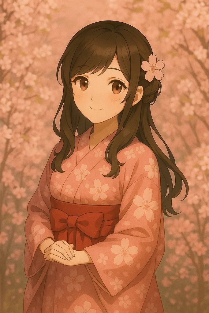 【スマホ壁紙】和菓子むすめシリーズ|リアルver. Vol.1(全8枚セット)