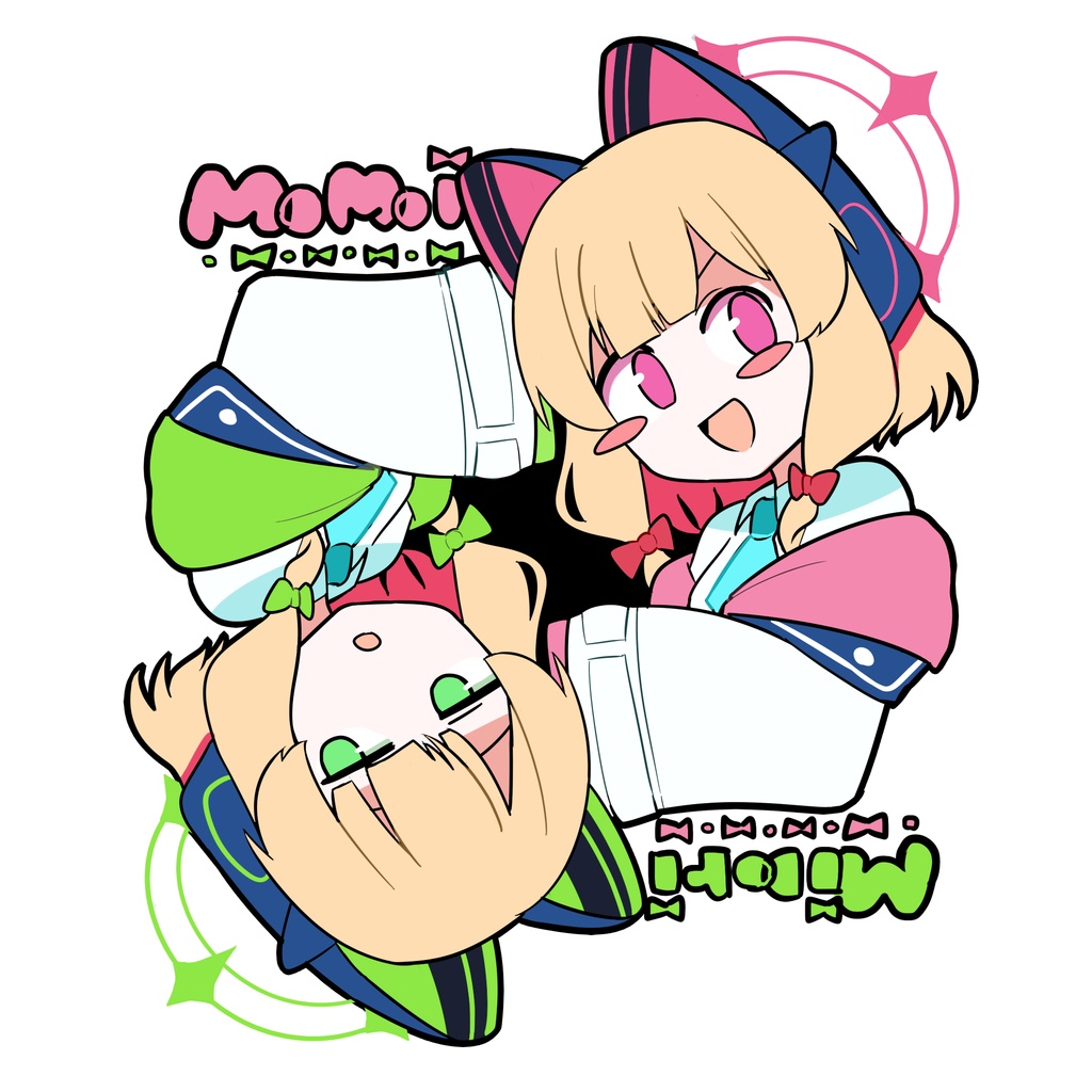 ブルアカステッカー