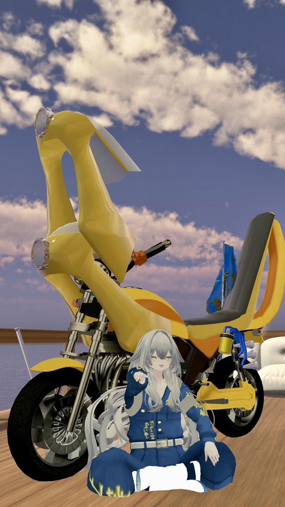 仏恥切理【バイク改造族車パーツキット】TORINOSUKE様製作アバター用バイクギミック互換有