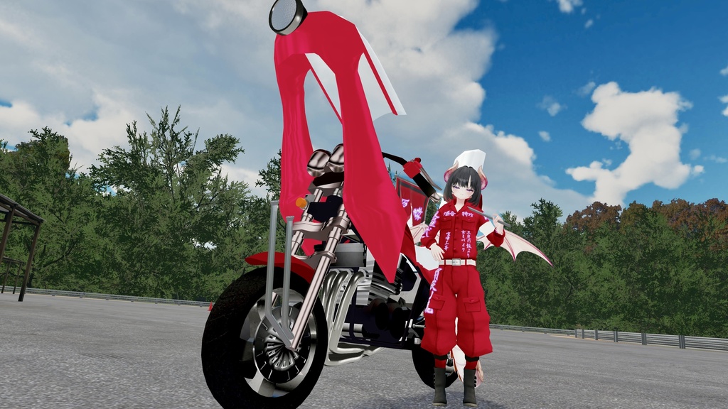 仏恥切理【バイク改造族車パーツキット】TORINOSUKE様製作アバター用バイクギミック互換有