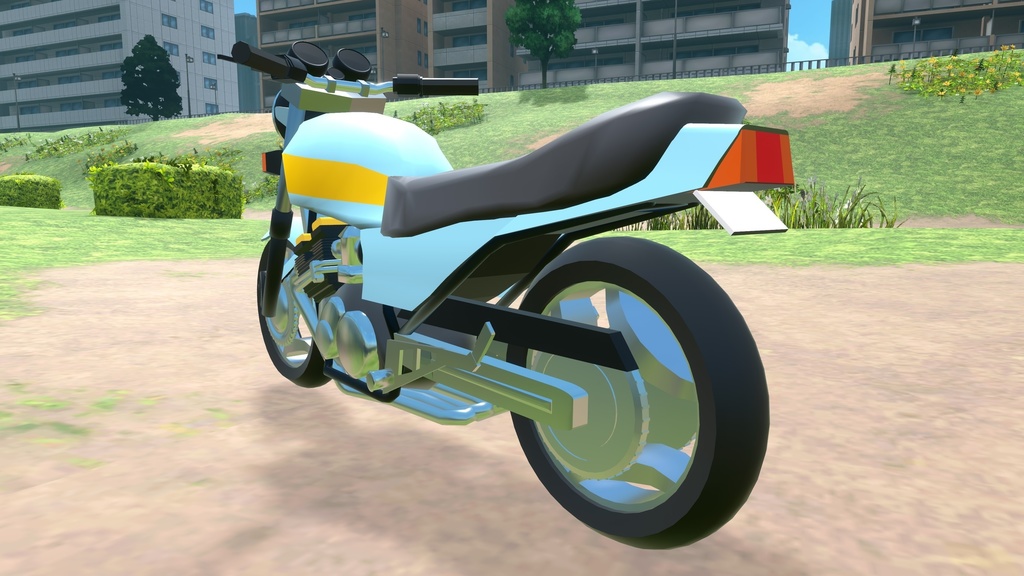 オリジナルバイク VRX400F【3Dモデル】