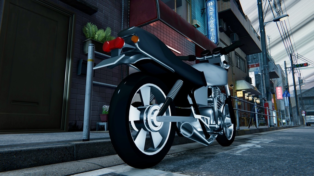 オリジナルバイク BB250TCROW【3Dモデル】