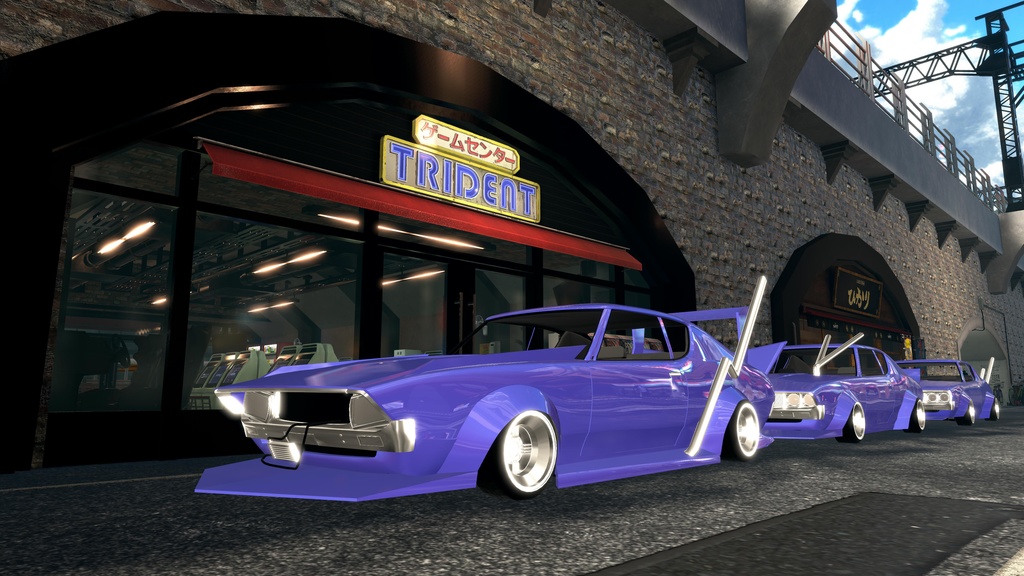 VRC想定【乗り物3Dモデル】メリケン【改造差分あり】