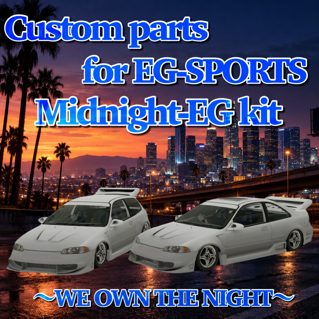 EGSPORTS用エアロボディキット[Midnight-EG]