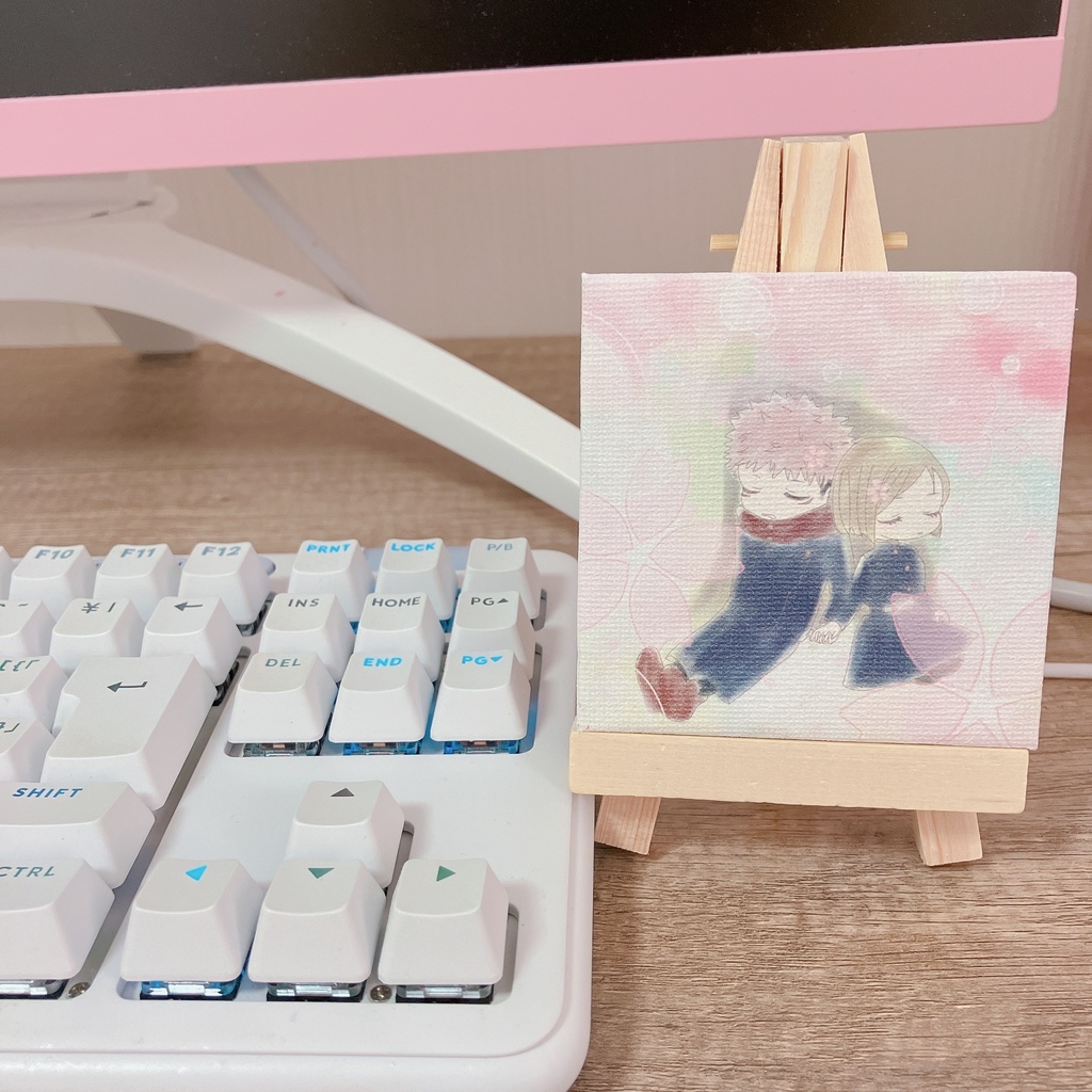 【同梱不可】イーゼル付きミニキャンバス(春)