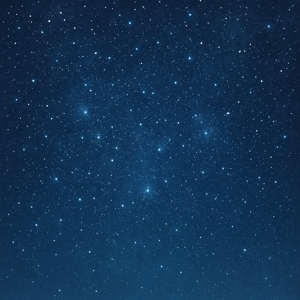 満天の星空【癒しの風景イラスト】