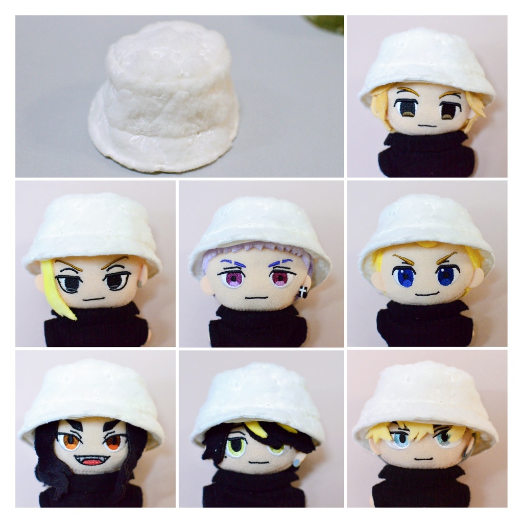 フリースバケットハット/リボン