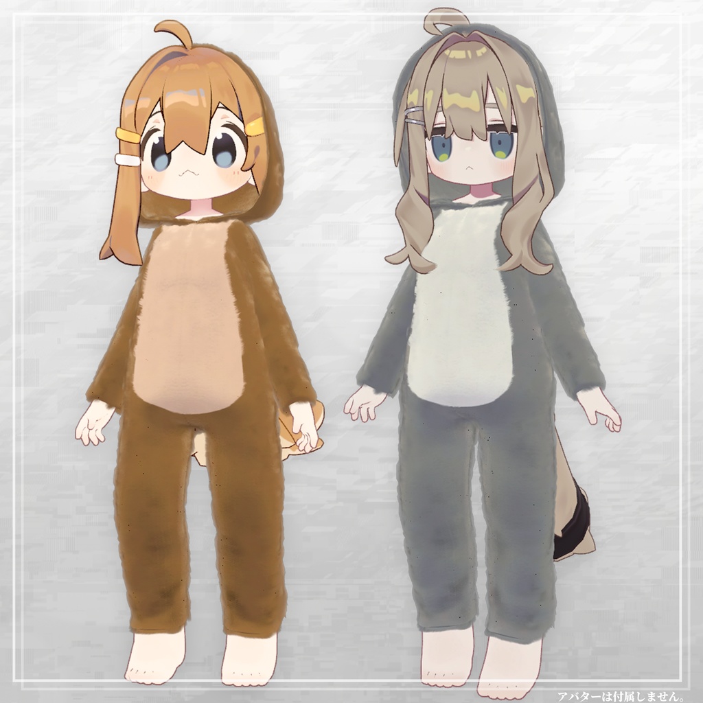 ✨Kipfel・Mamehinata・Miminoko✨『まめぐるみ』着ぐるみセット 【ハロウィン】