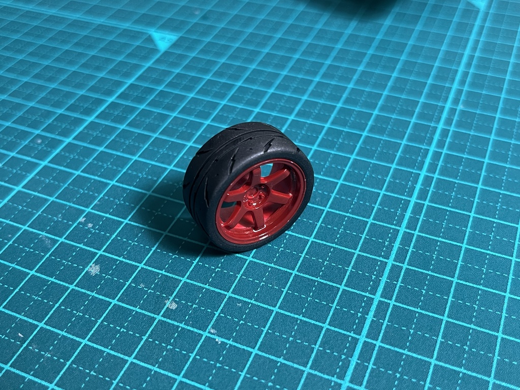 1/24 自作タイヤ shiba R23 18インチ