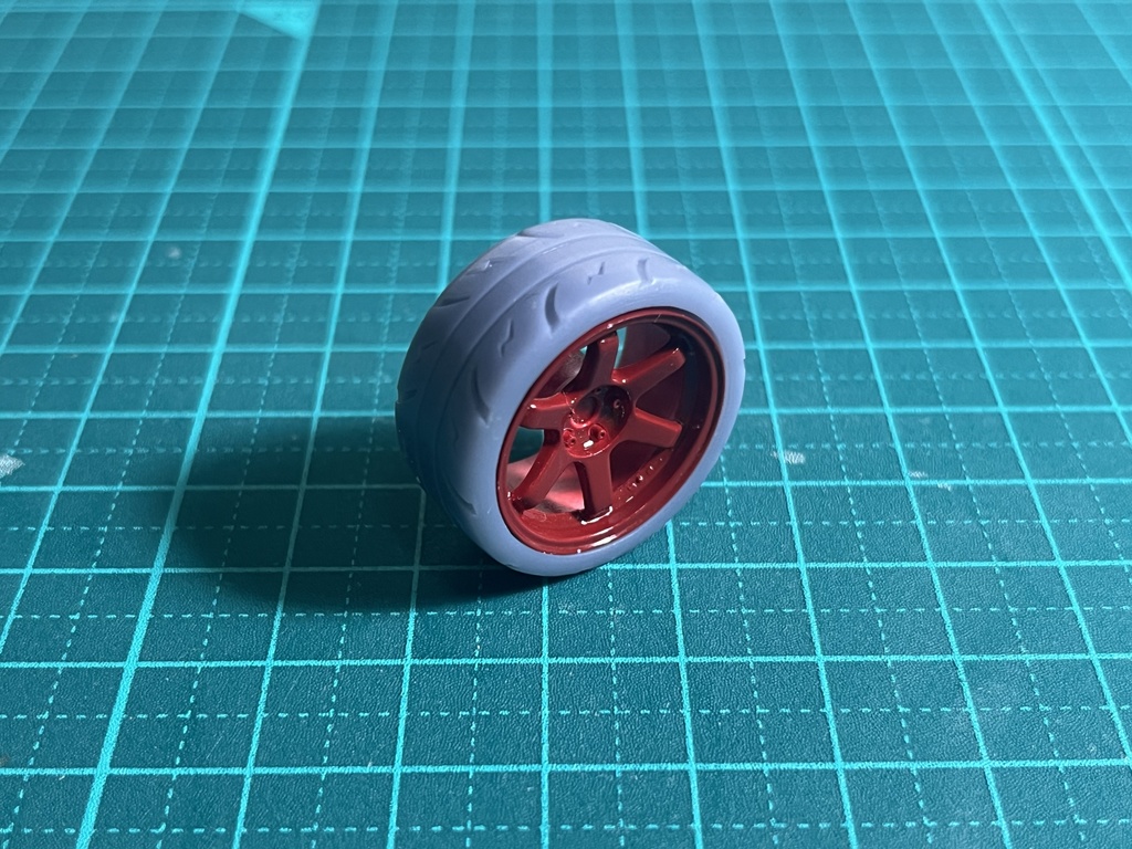 1/24 自作タイヤ shiba R31 18インチ