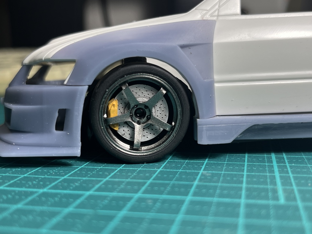 1/24 自作ホイール AD GT18インチ