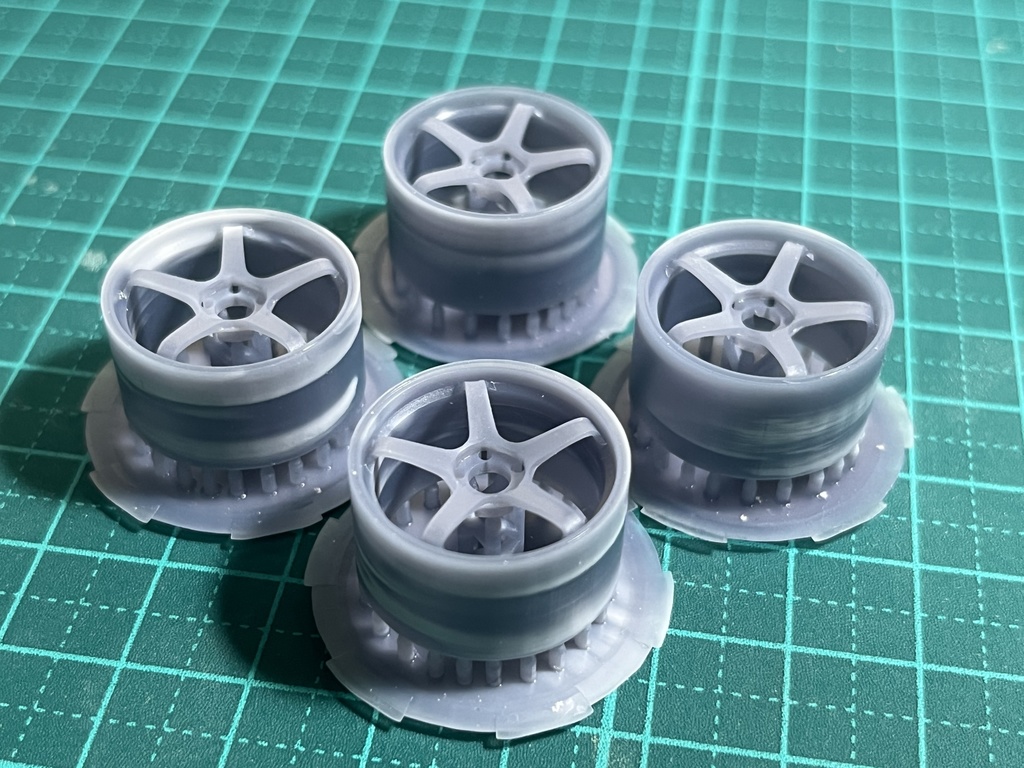 1/24 自作ホイール AD GT18インチ