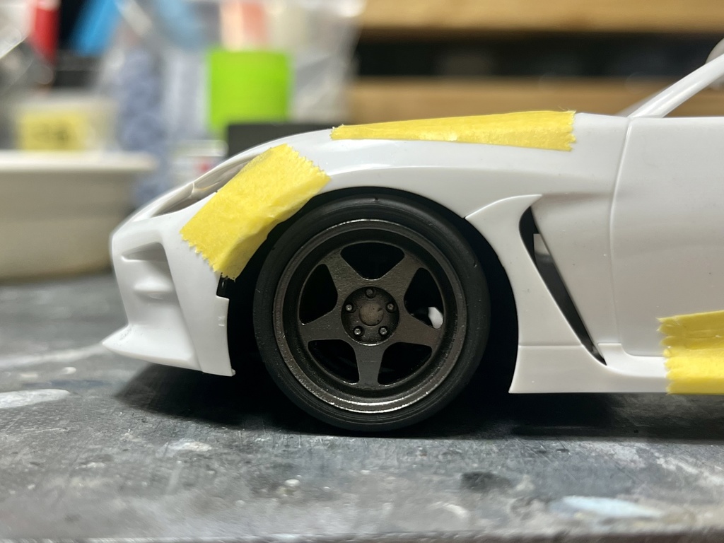 1/24 自作ホイール リーガマスター18インチ