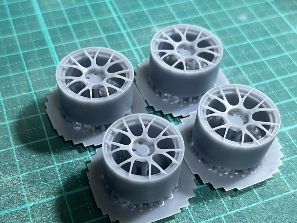 1/24 自作ホイール RE-V7 19インチ