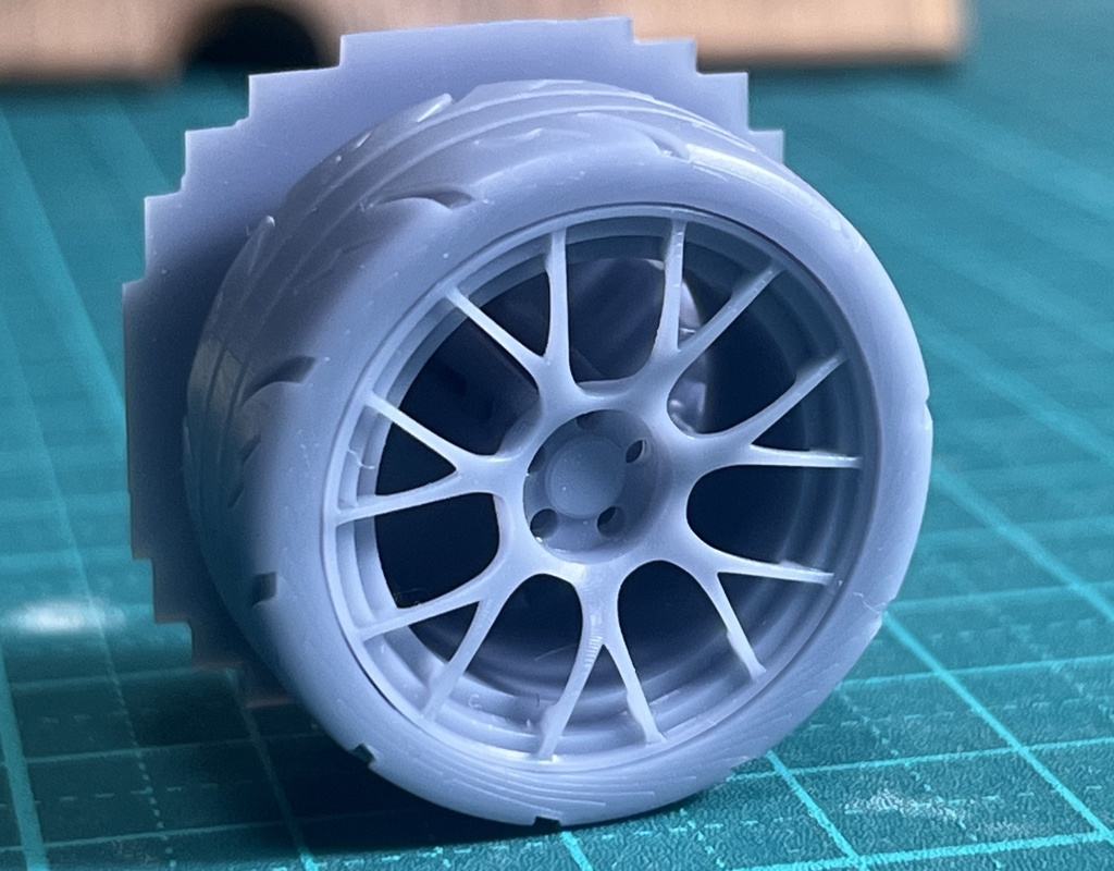 1/24 自作ホイール RE-V7 19インチ