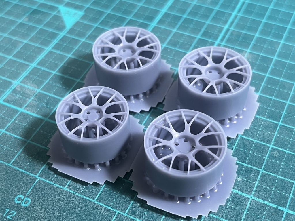 1/24 自作ホイール RE-V7 19インチ