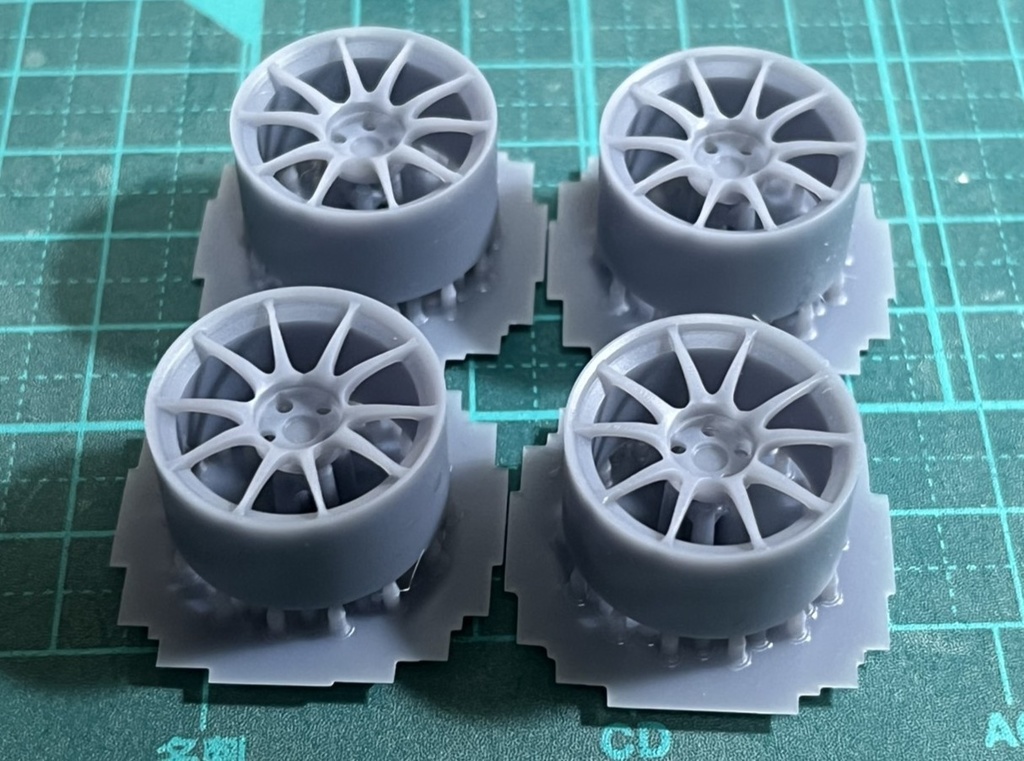 1/24 自作ホイール TC-105X 18インチ