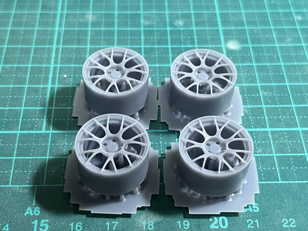 1/24 自作ホイール RE-V7 18インチ