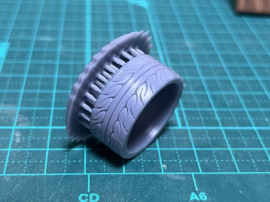 1/24 自作タイヤ AD08R