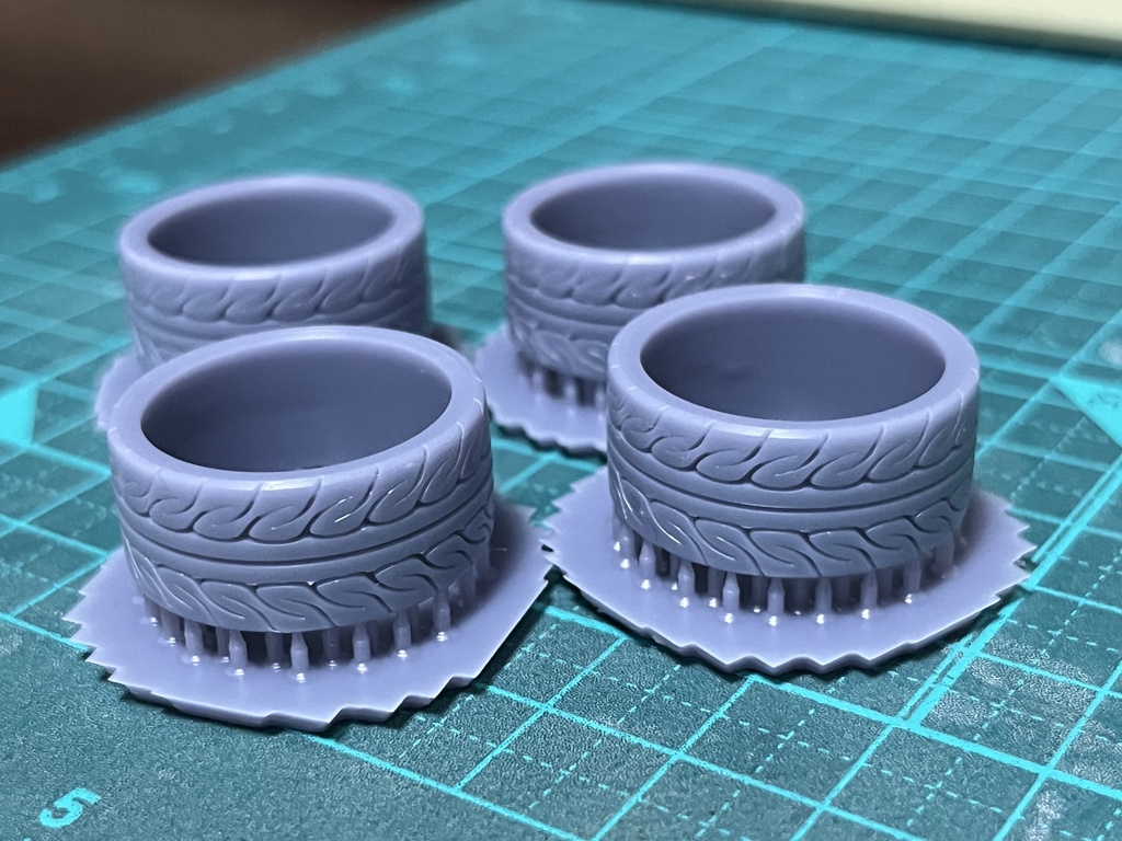 1/24 自作タイヤ AD08R