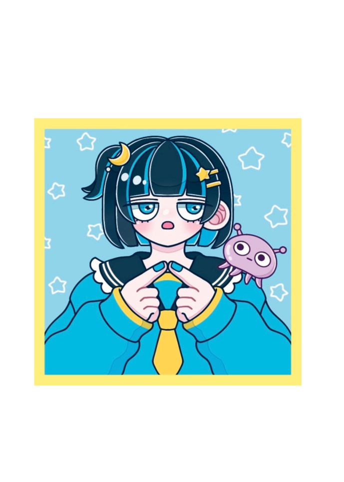 しかくいステッカー