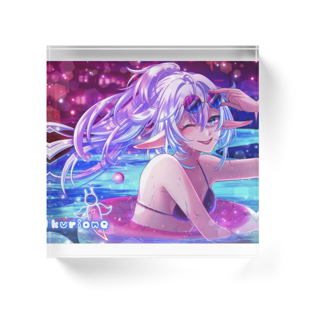 セクシー水着Verアクリルブロック100×100