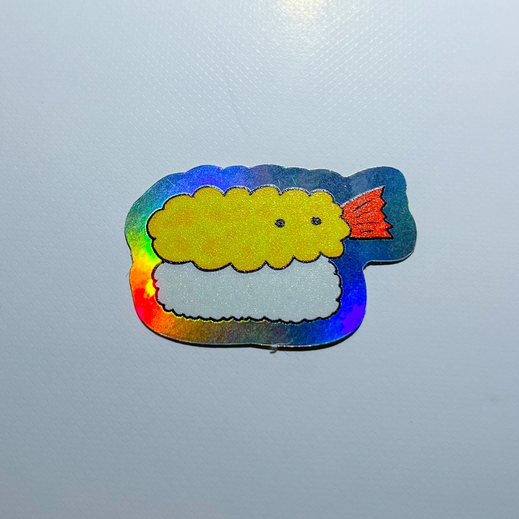 えび天寿司ステッカー