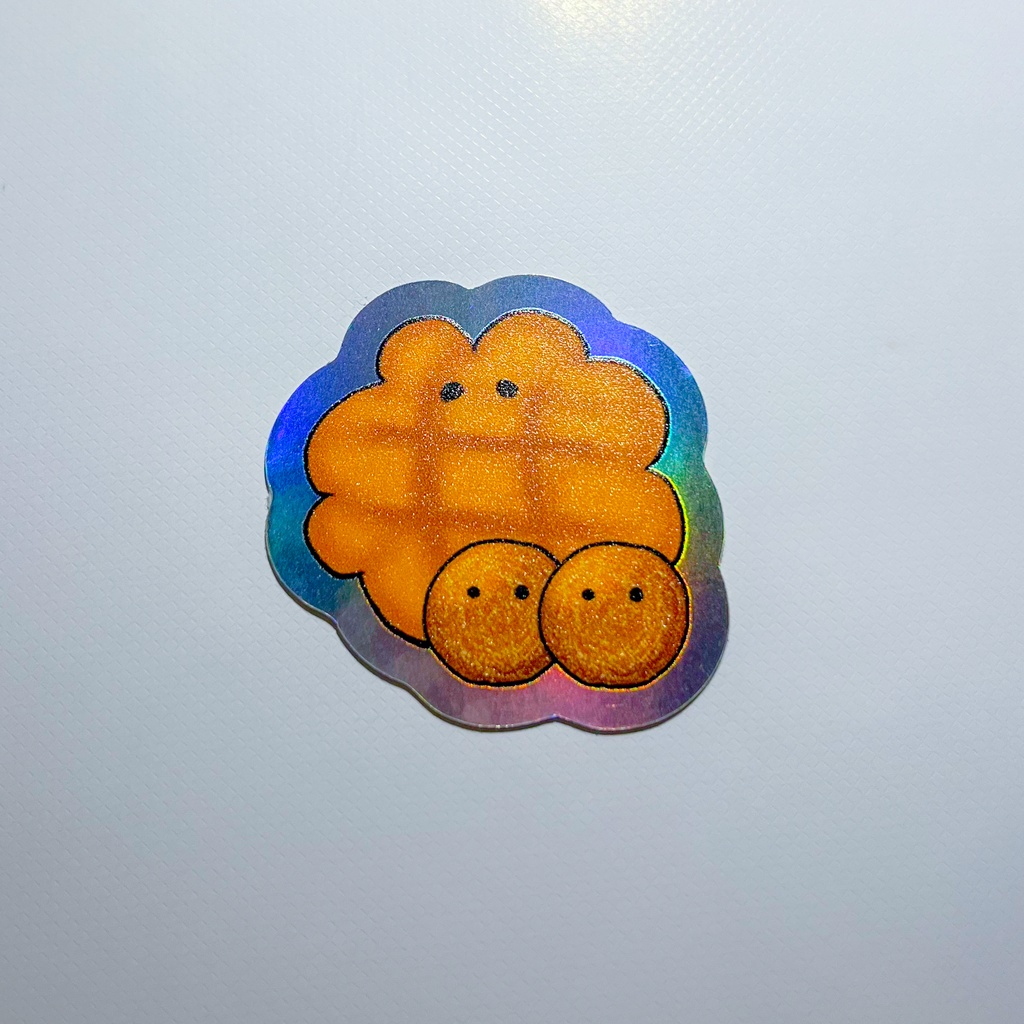 ワッフル達ステッカー