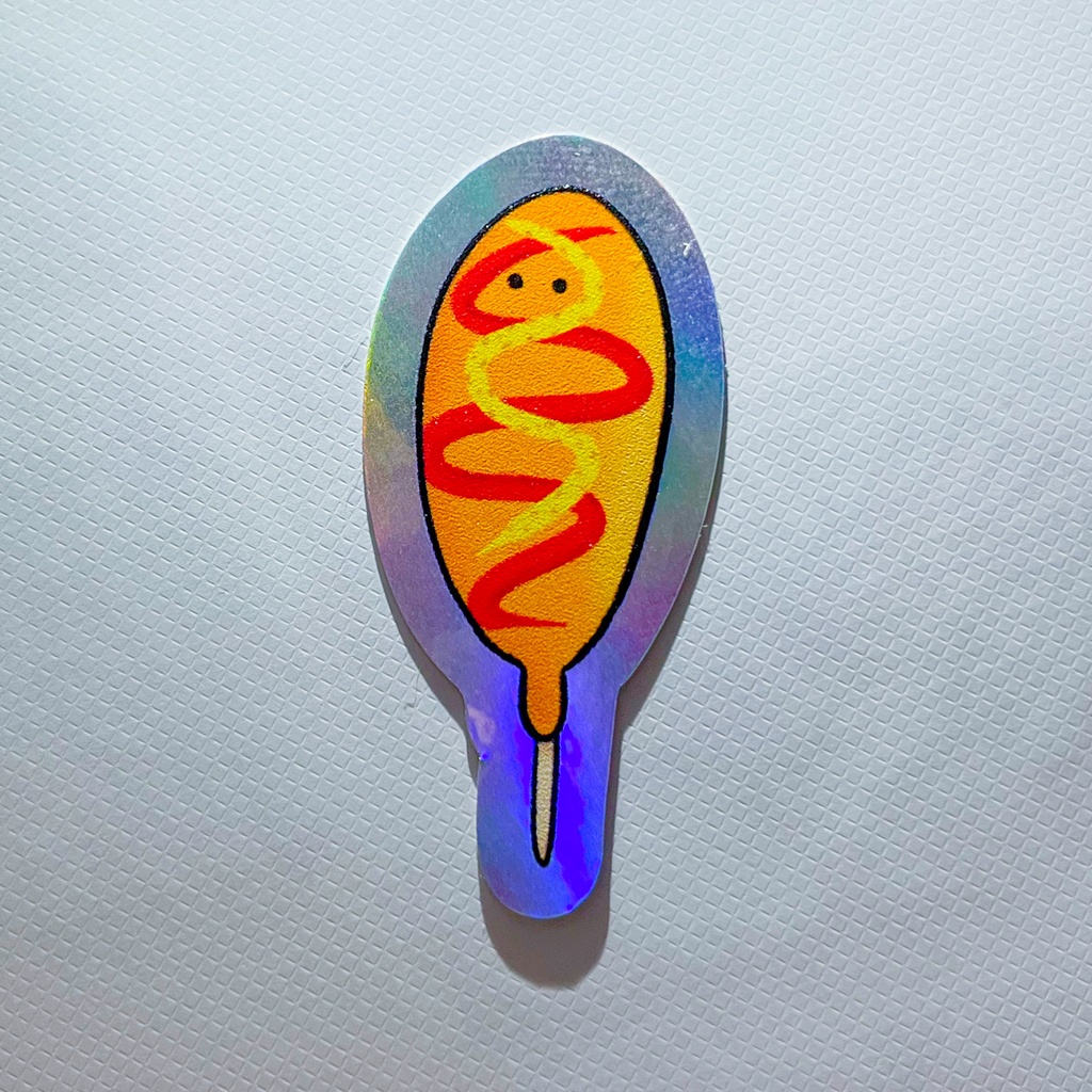 アメリカンドッグステッカー