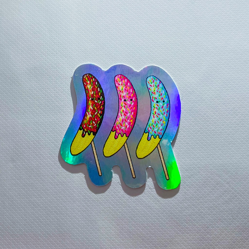 チョコバナナステッカー