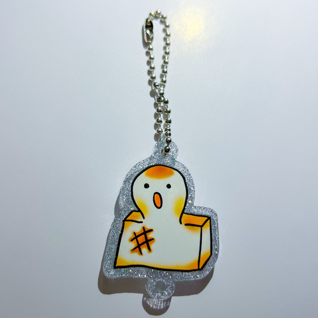 もちつながるアクリルキーホルダー