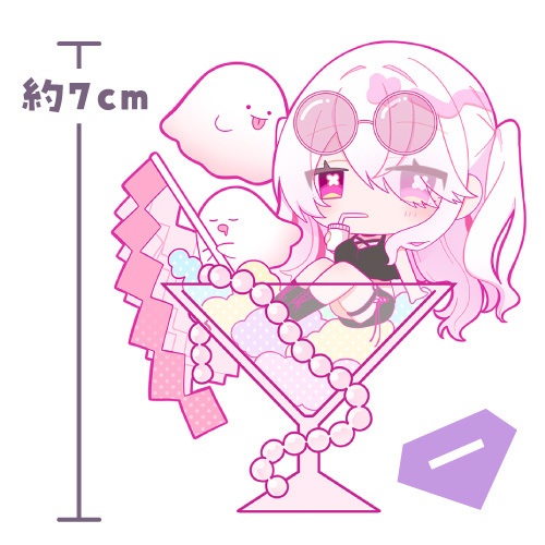 【非公式】椎名唯華　カクテル風アクリルスタンド