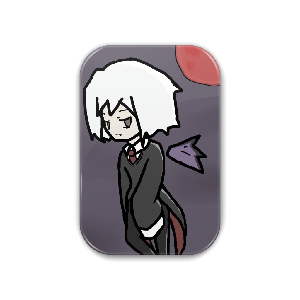 【缶バッジ】オリジナル-ハロウィーン風