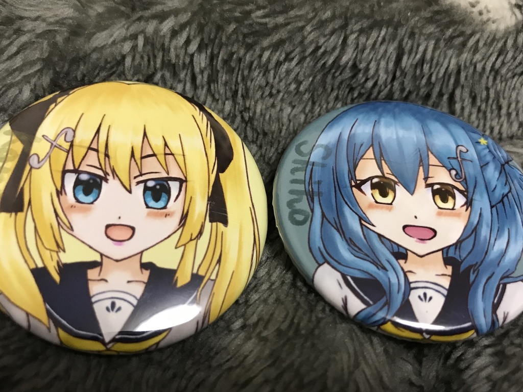 【缶バッジ】f*fセット(花音・詩穂)