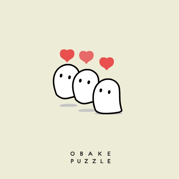 うごく!おばけパズルスタンプ!SNS投稿用gifファイル!