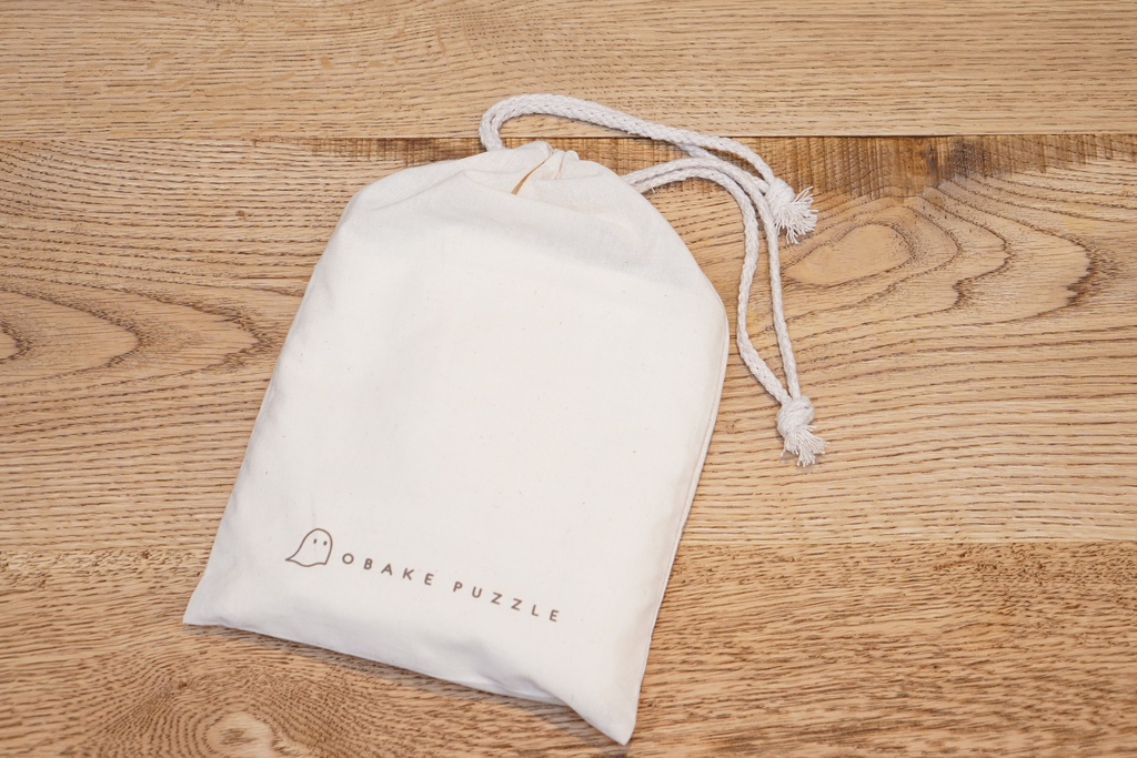 おばけパズルのおかたづけ巾着袋