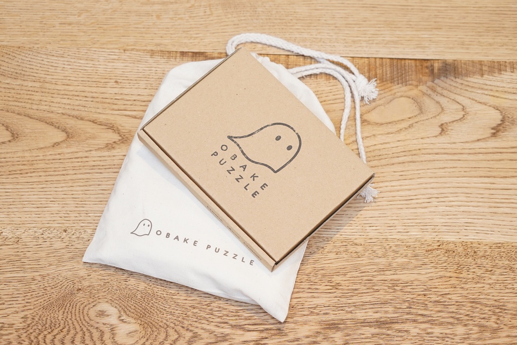 おばけパズルのおかたづけ巾着袋