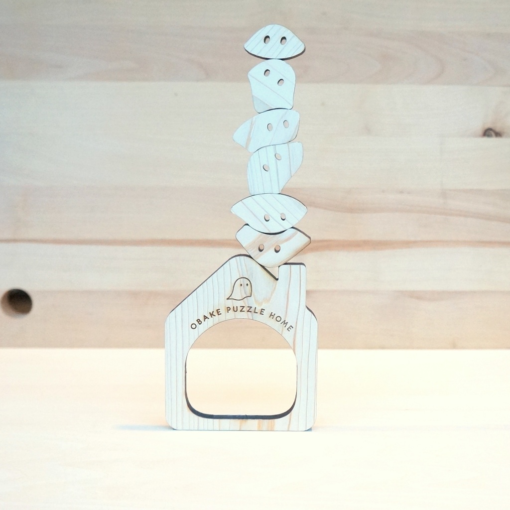 おばけパズルHOME (香川まんのう町ヒノキ 無垢材10mm厚)